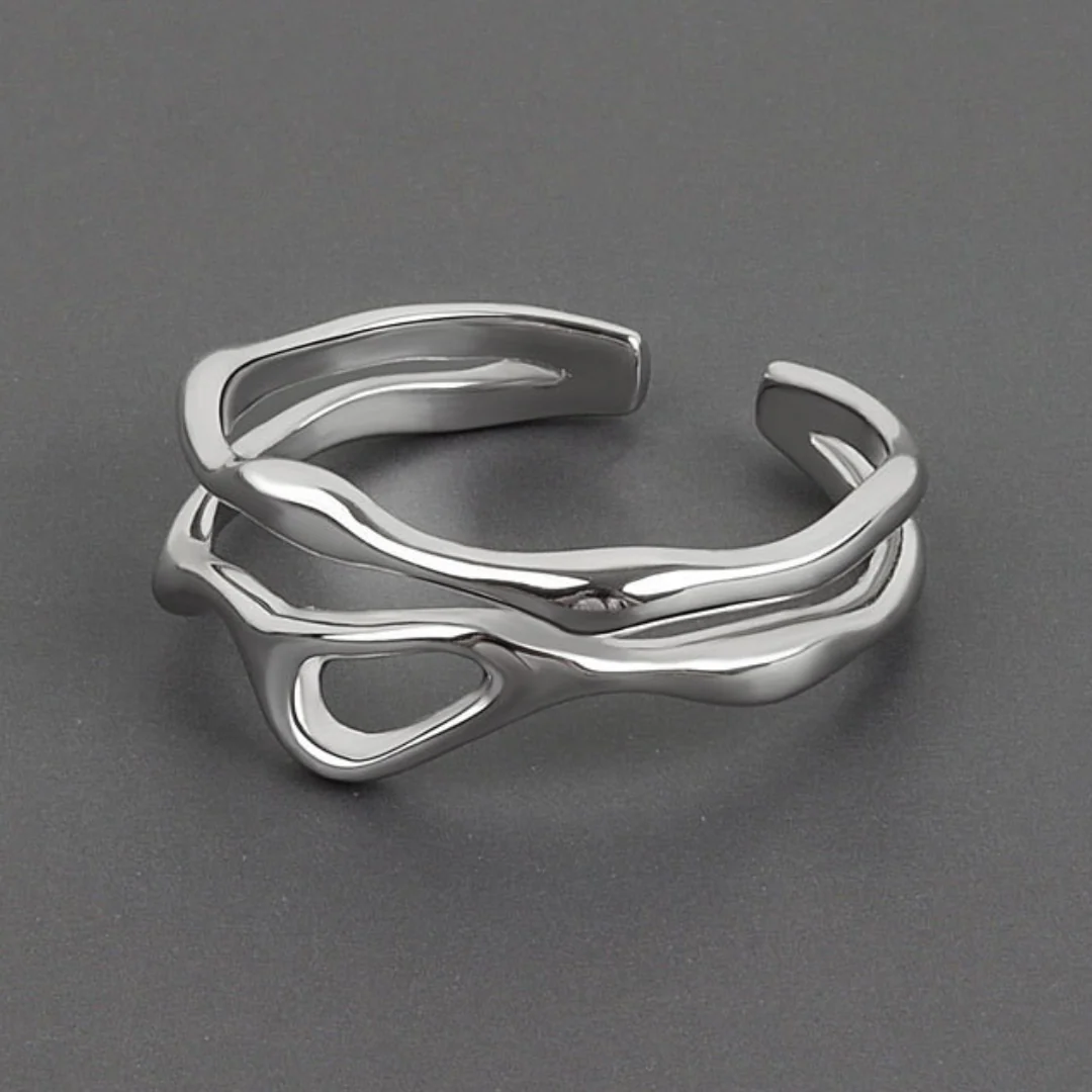 Adjustable 925 Silver Tree Branch Ring
