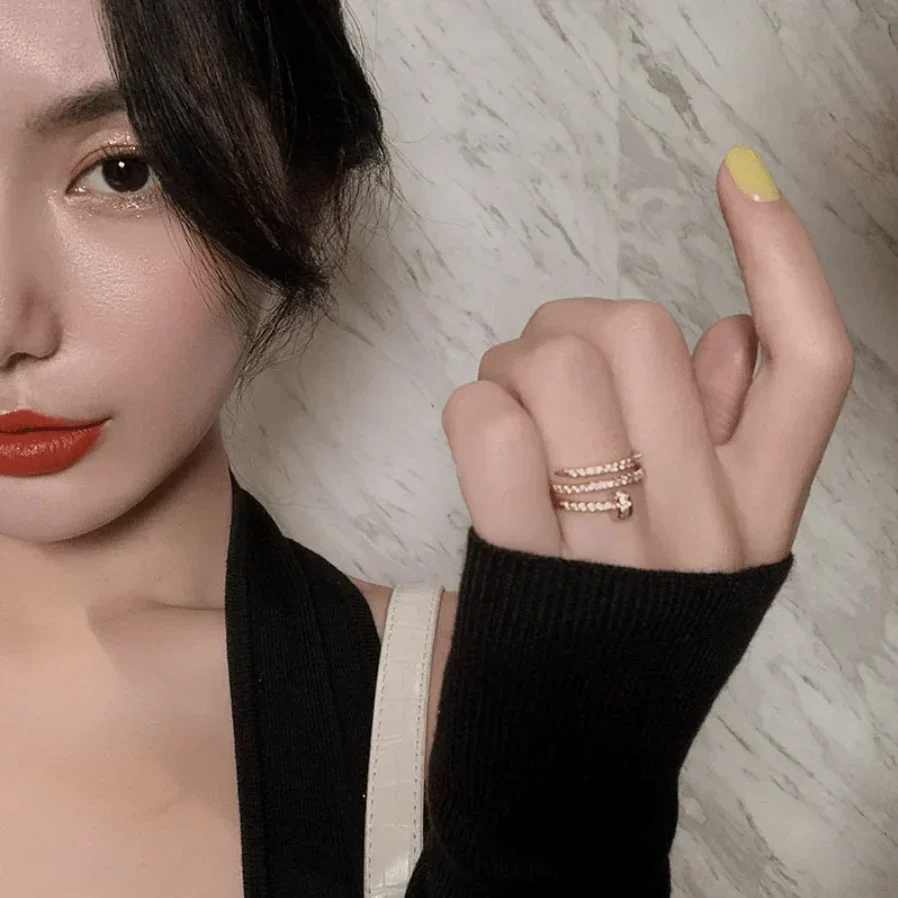 Adjustable Athena Pin Ring - Image 2
