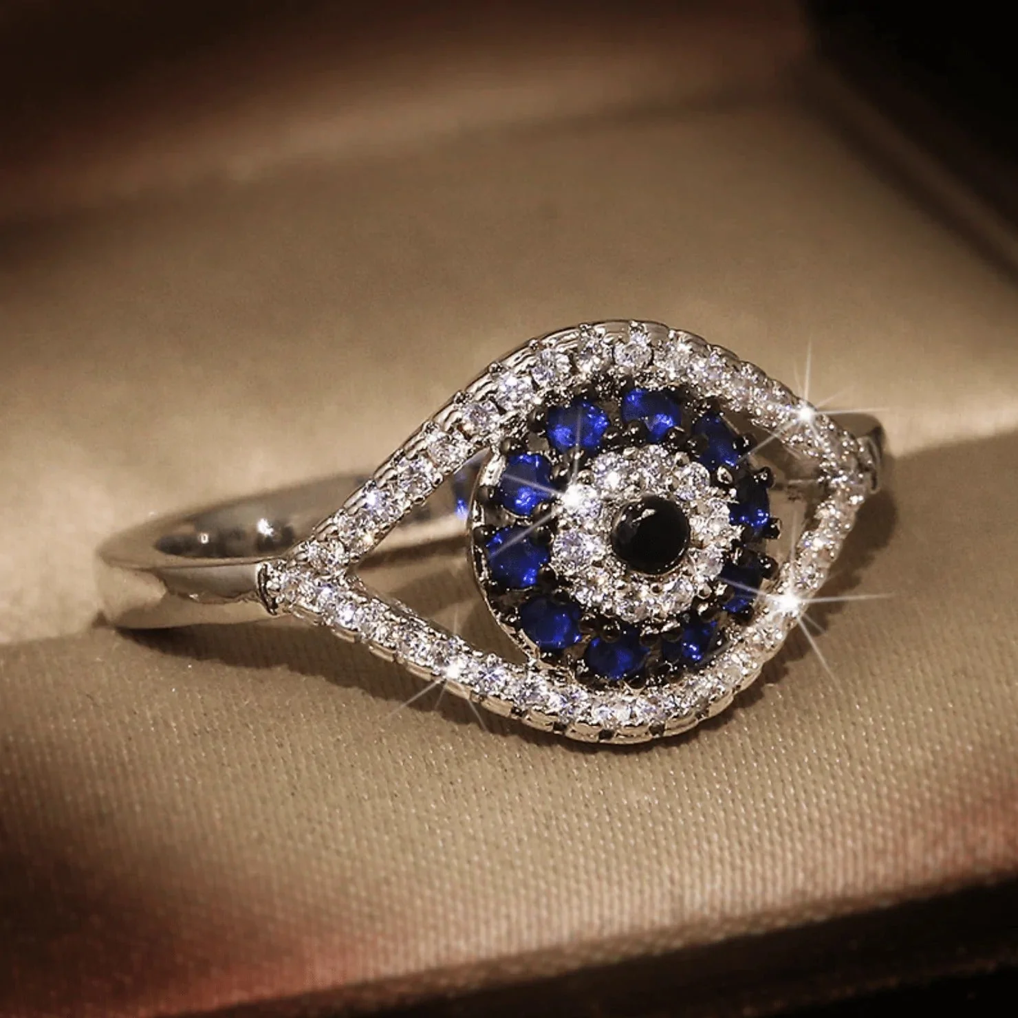 Blessed Evil Eye Ring Roxxe - Image 2