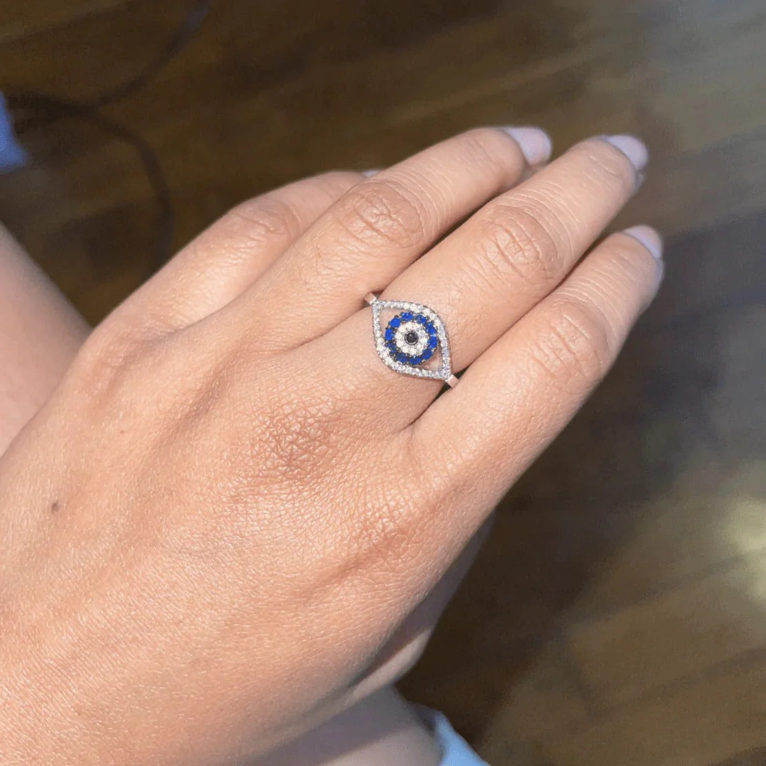 Blessed Evil Eye Ring Roxxe - Image 5