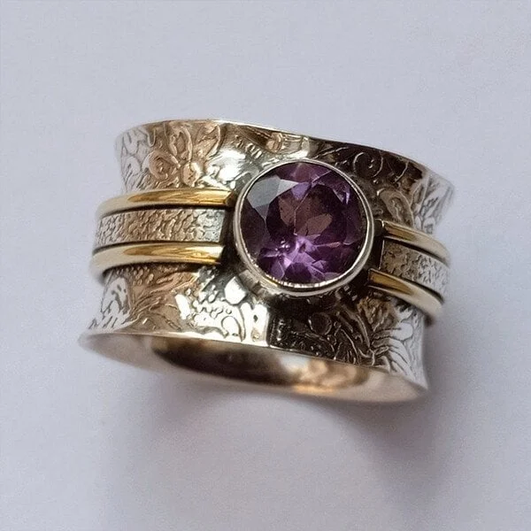 Bohemian Meditation Crystal Ring - Image 2