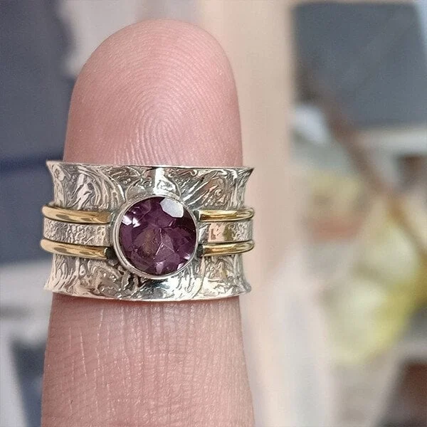 Bohemian Meditation Crystal Ring - Image 3