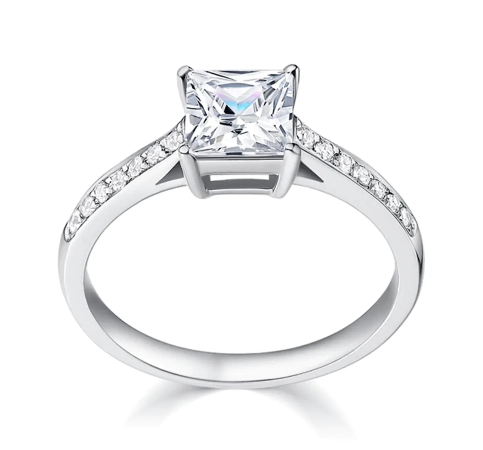 Caliope Princess Cut Ring - Image 4
