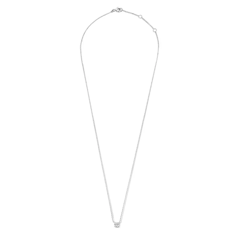 Clea Stone Necklace | White Gold - Image 6