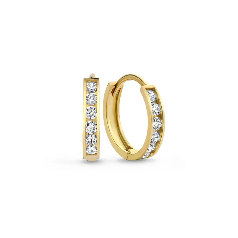 Dara Brillane Stone Earrings Set | Gold - Image 4