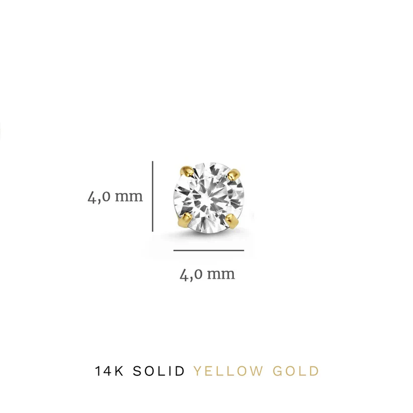 Dara Brillane Stone Earrings Set | Gold - Image 7