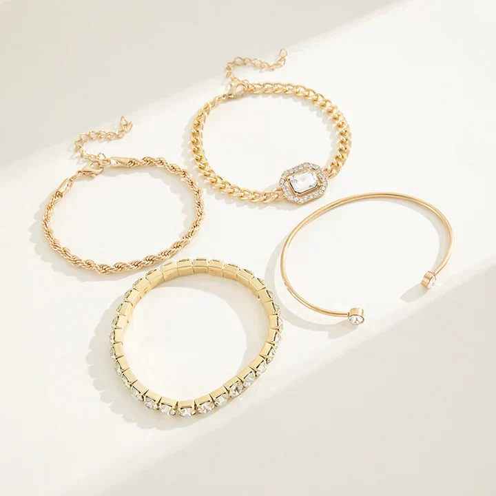 Domitia Calvina Bracelet Set | Gold - Image 3