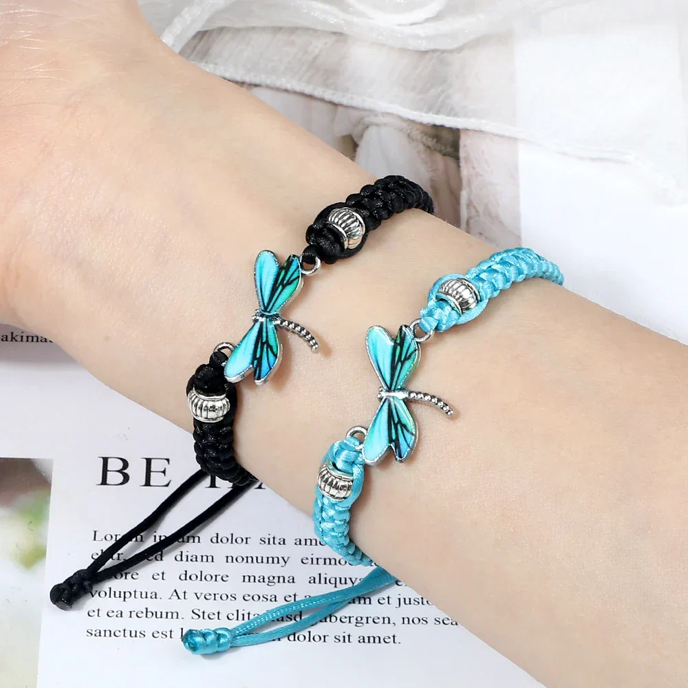 Dragonfly Dreams Handwoven Bracelet - Image 2