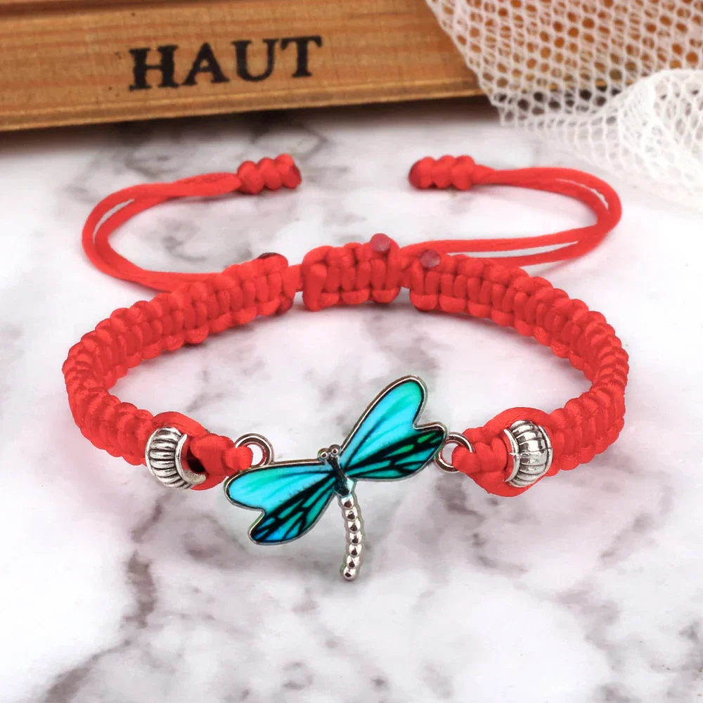 Dragonfly Dreams Handwoven Bracelet - Image 3