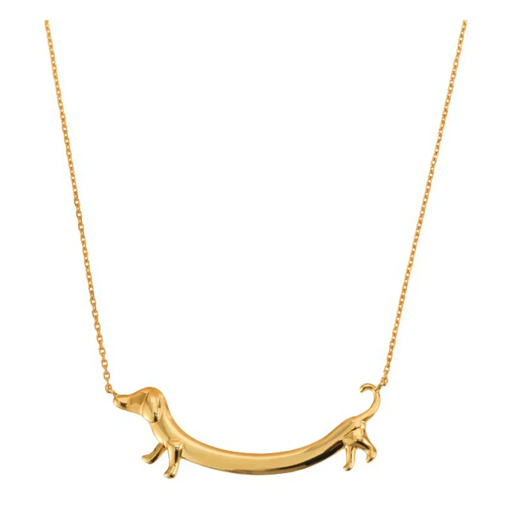 Gold-Tone Dachshund Necklace - Image 5