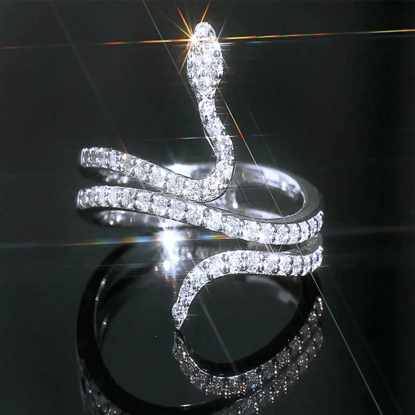 Gorgon Snake Ring