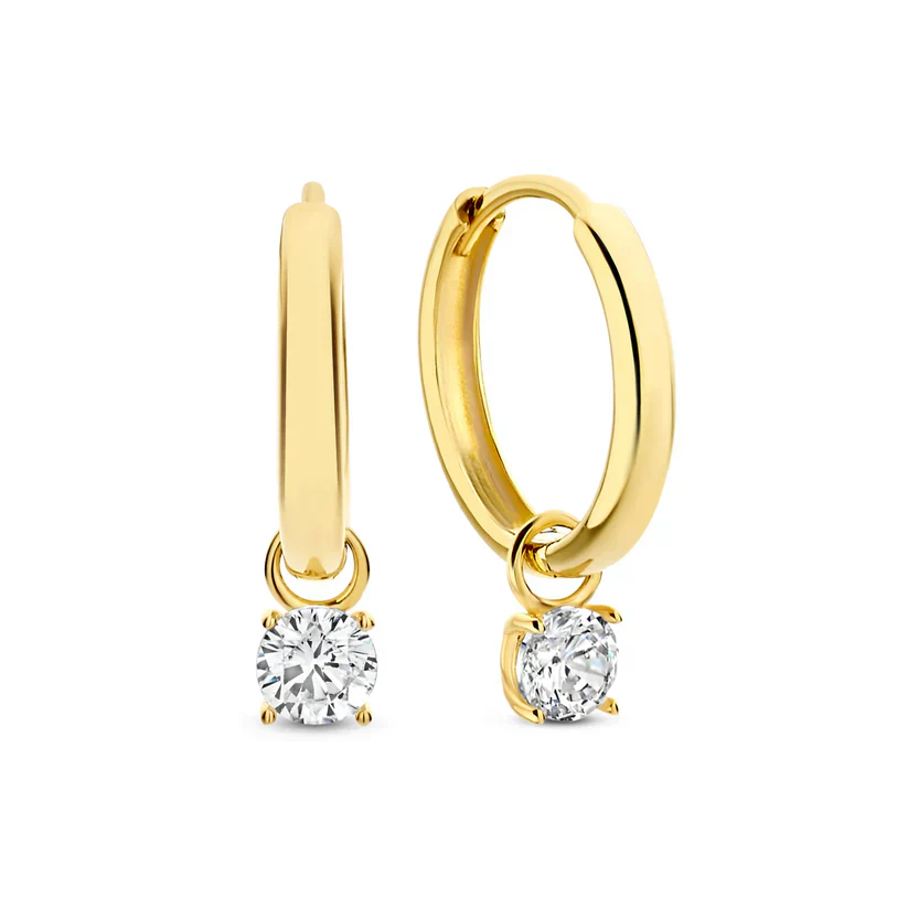 Larmes de Lune Stone Earrings Set | Golden - Image 4