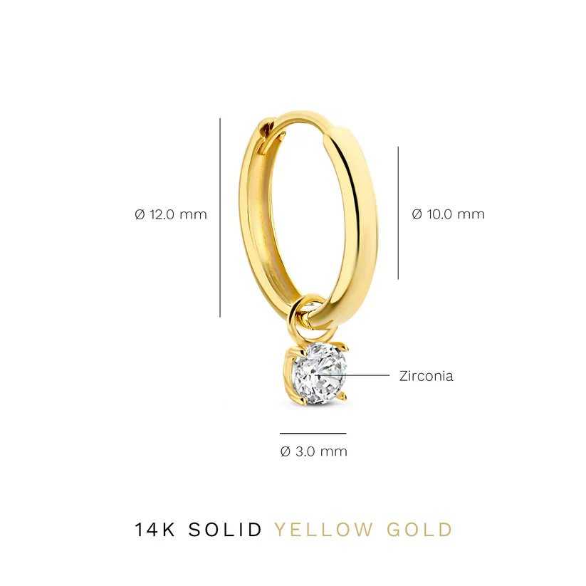 Larmes de Lune Stone Earrings Set | Golden - Image 6