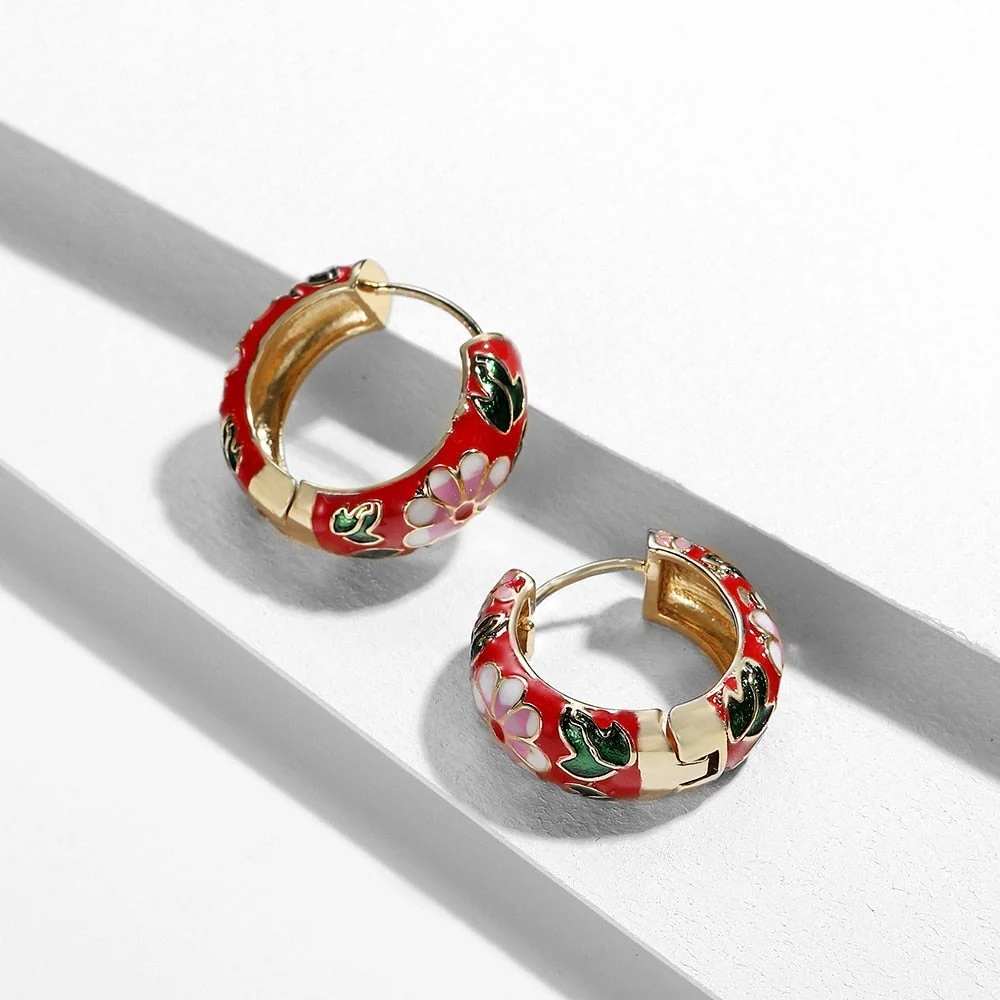 Luxury Floral Earrings - Image 5