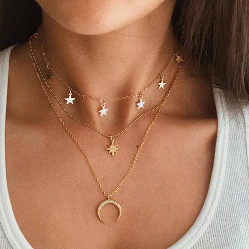 Moon Silver Necklace - Image 2