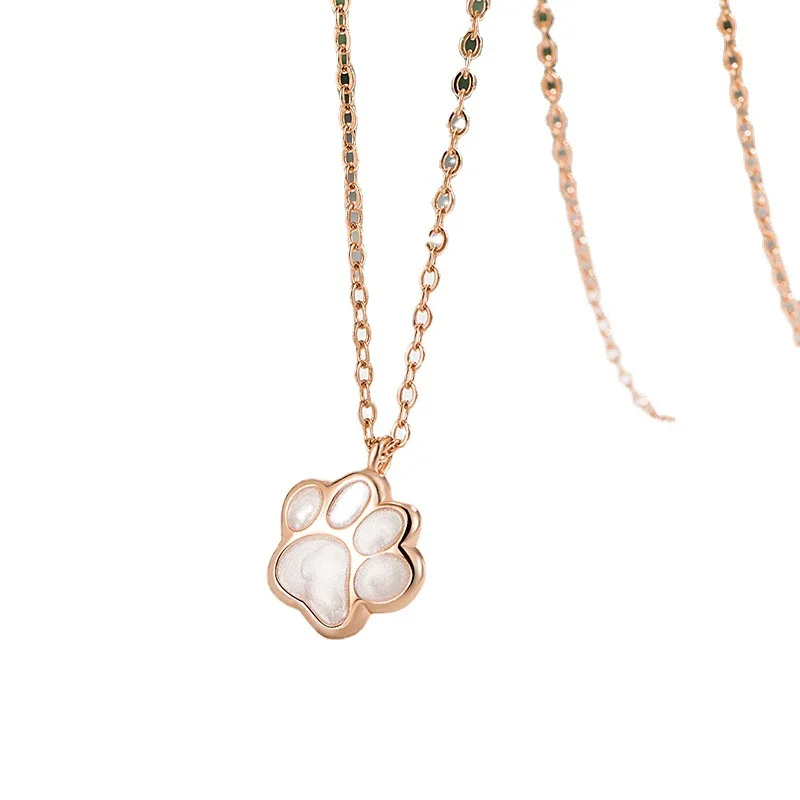 Necklace with Paw Charm - Image 4