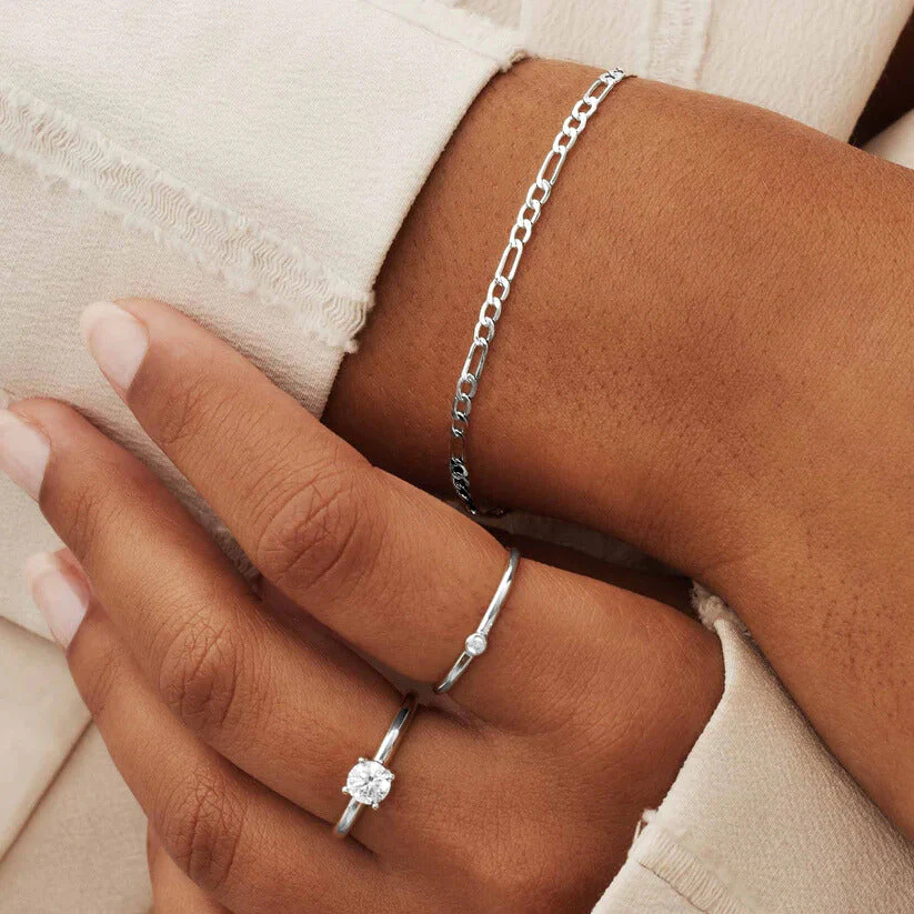 Neris Alaine Bracelet | White Gold - Image 2