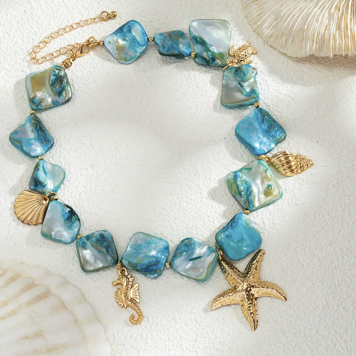 Ocean Dreams Blue Necklace - Image 3