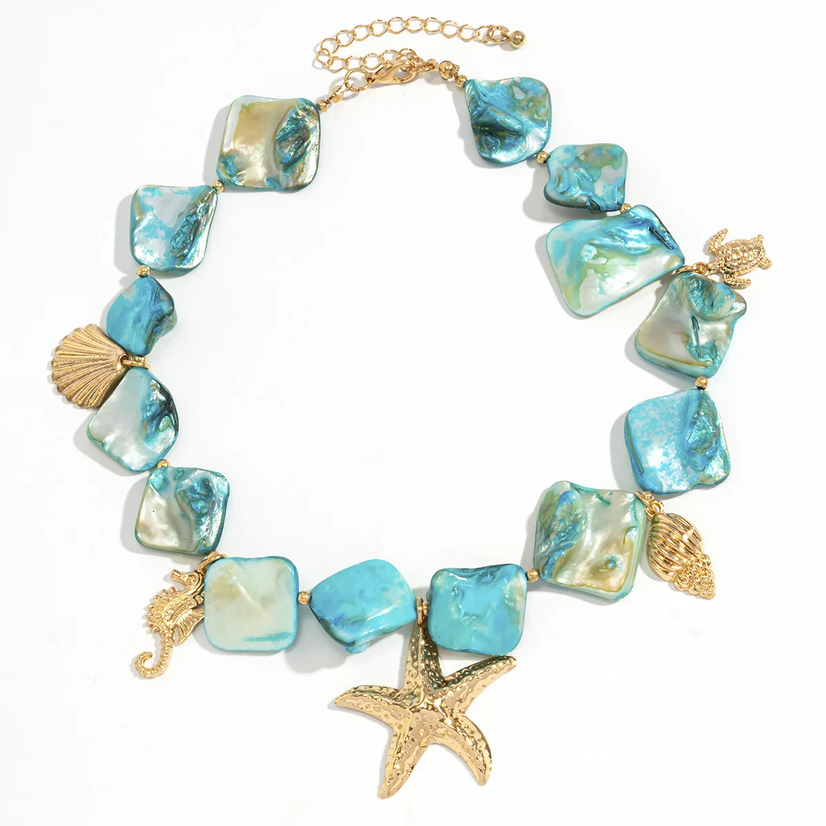 Ocean Dreams Blue Necklace - Image 4