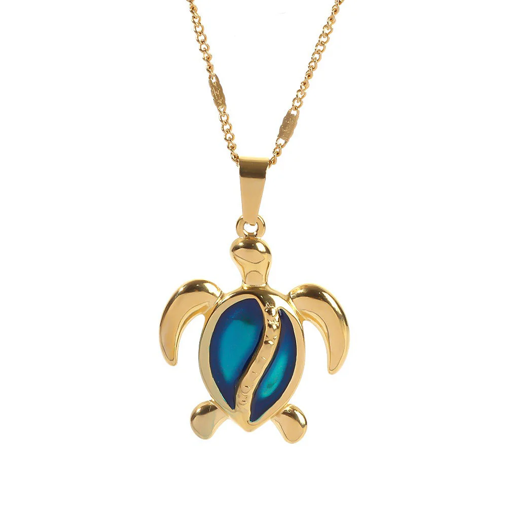 Ocean Dreams Blue Turtle Necklace - Image 2