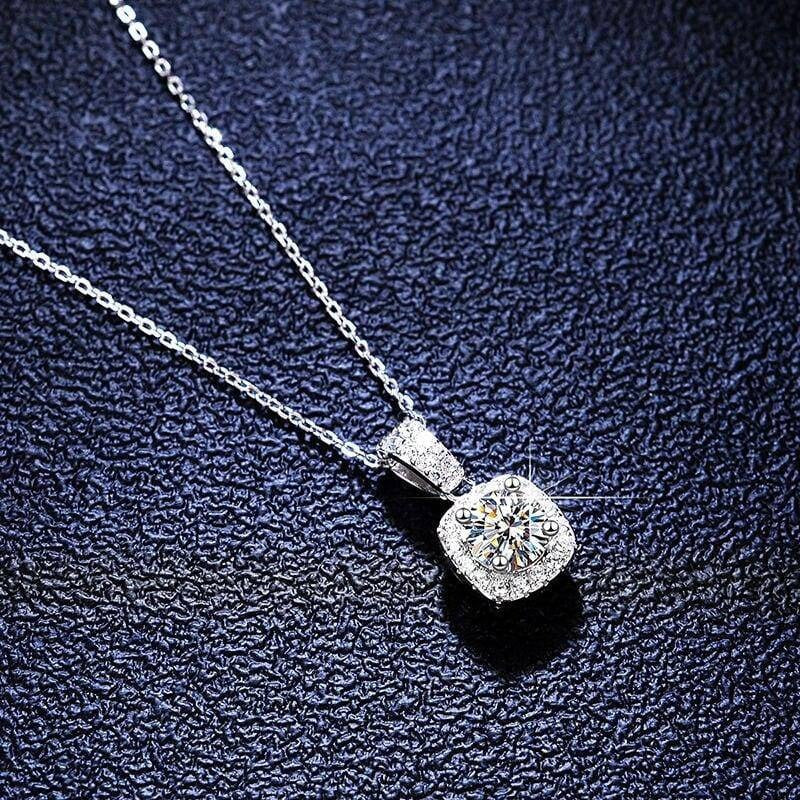 Olivia Cushion Cut Necklace - Image 2