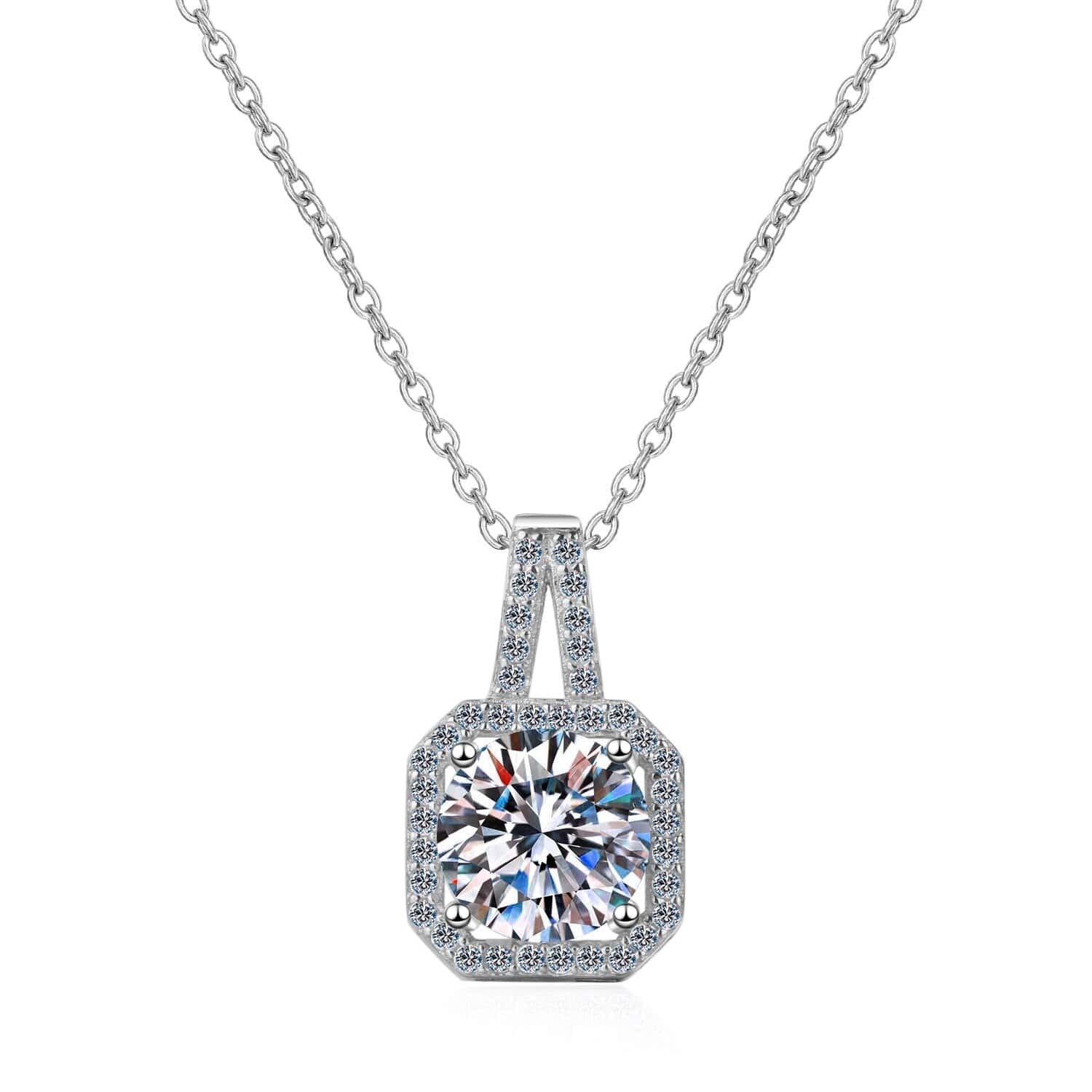 Olivia Cushion Cut Necklace - Image 4