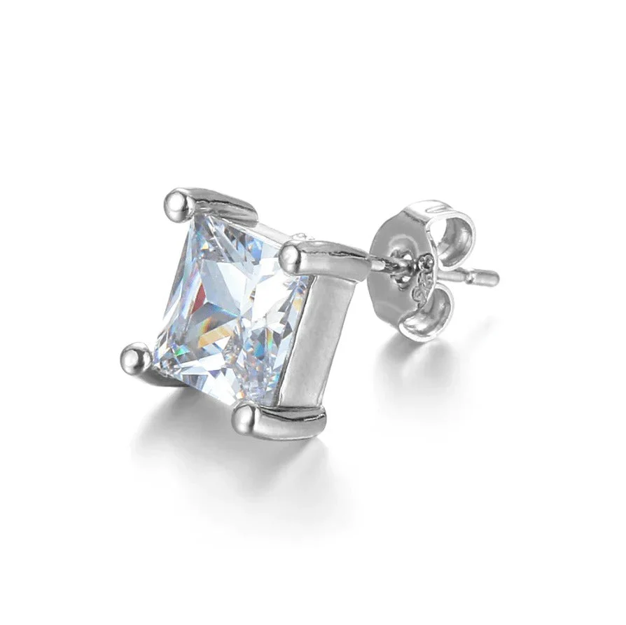 Penelope Princess Cut Earrings - Image 2