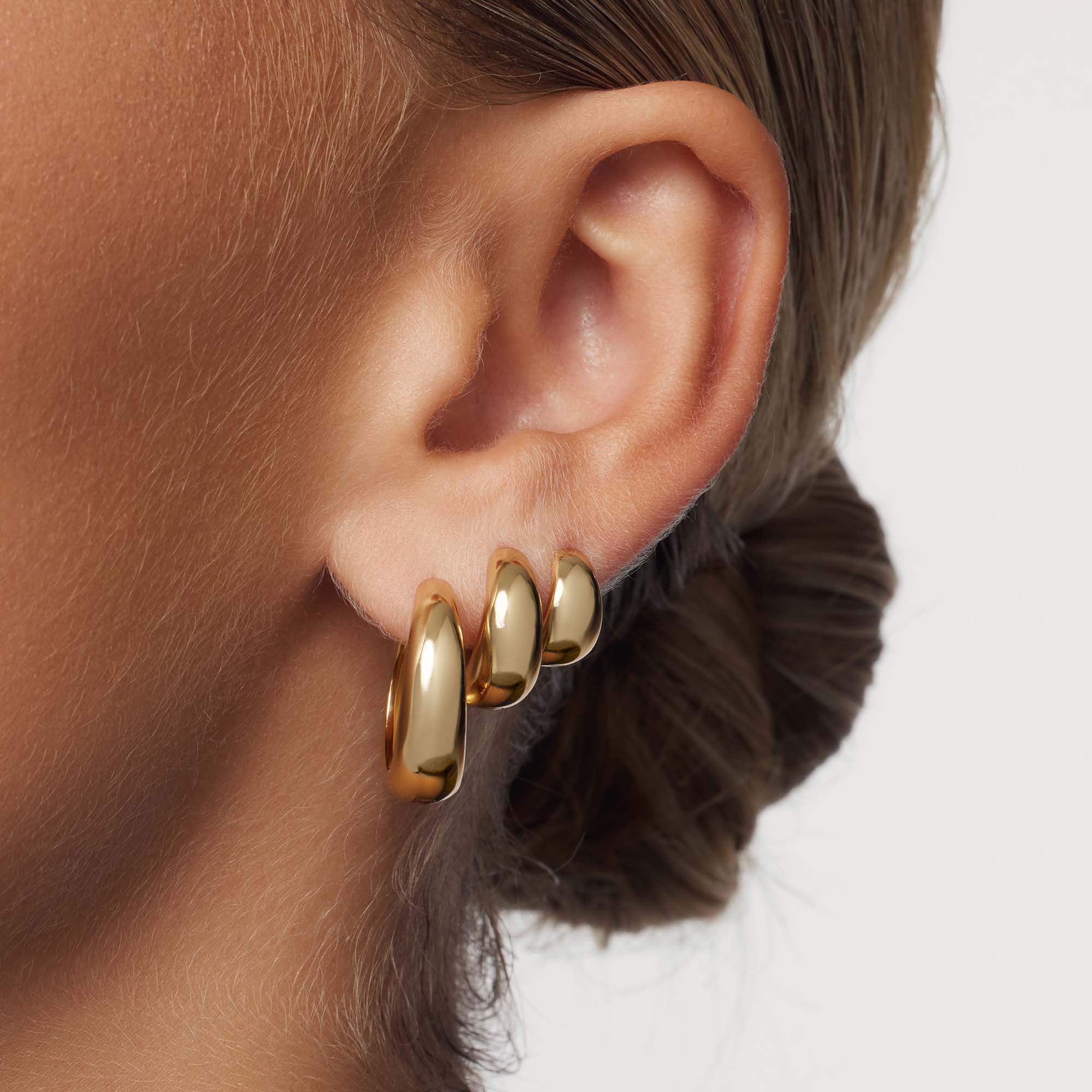 Rue Statement Hoops | Gold - Image 2