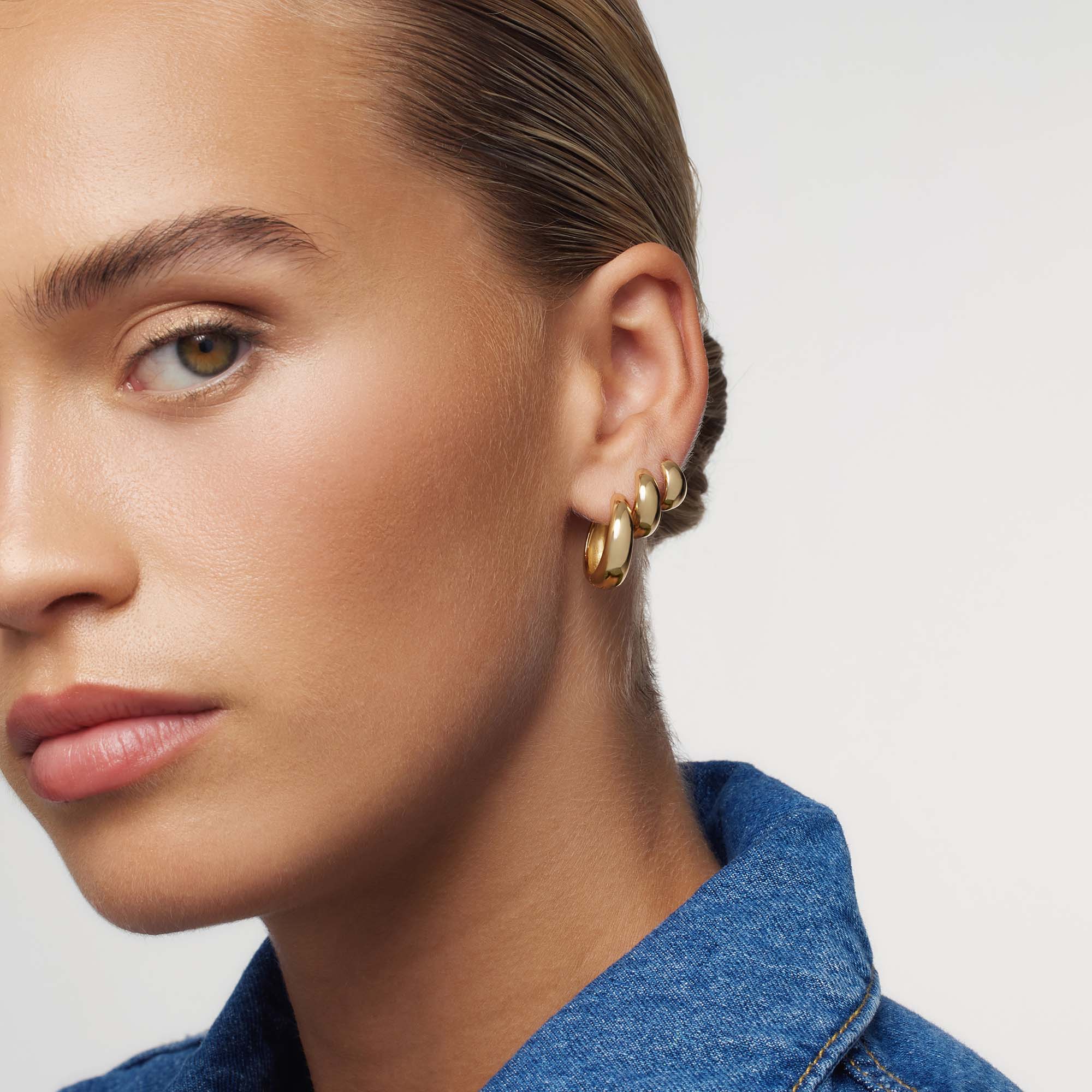 Rue Statement Hoops | Gold - Image 3