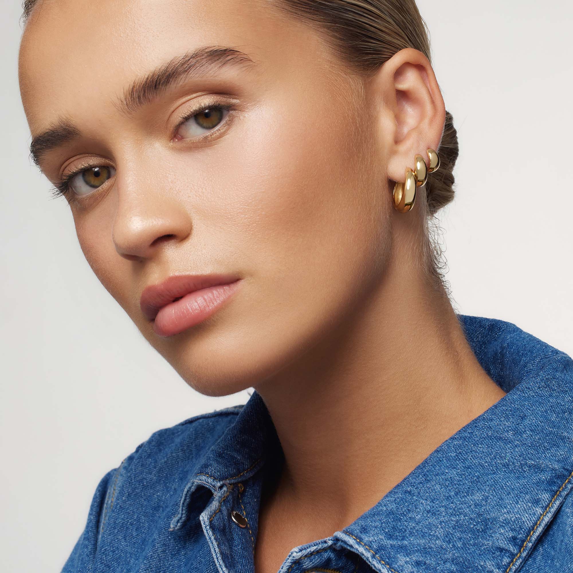 Rue Statement Hoops | Gold - Image 4