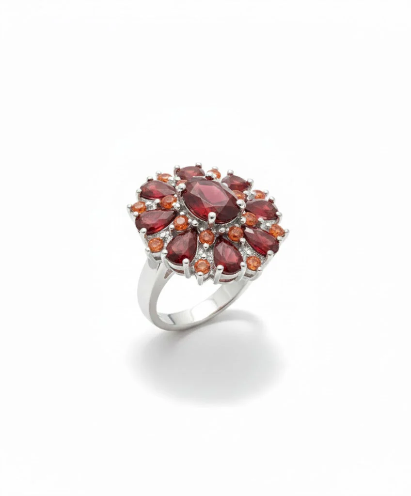 Scarlet Petal Ring | Gold - Image 2
