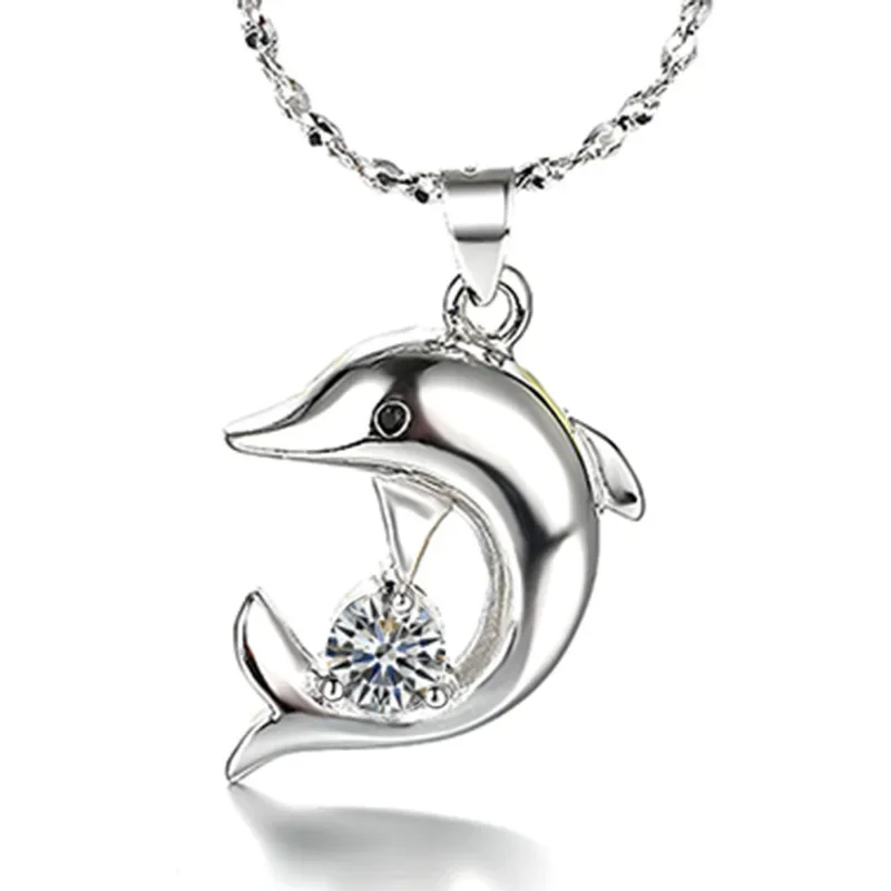 Sterling Silver Dolphin Jewelry Set - Image 2
