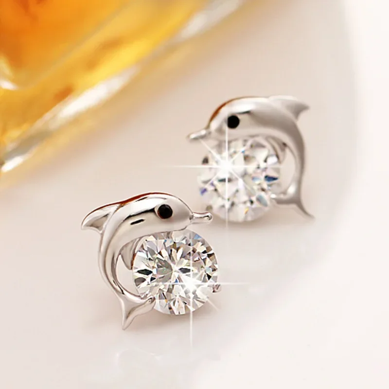 Sterling Silver Dolphin Jewelry Set - Image 3