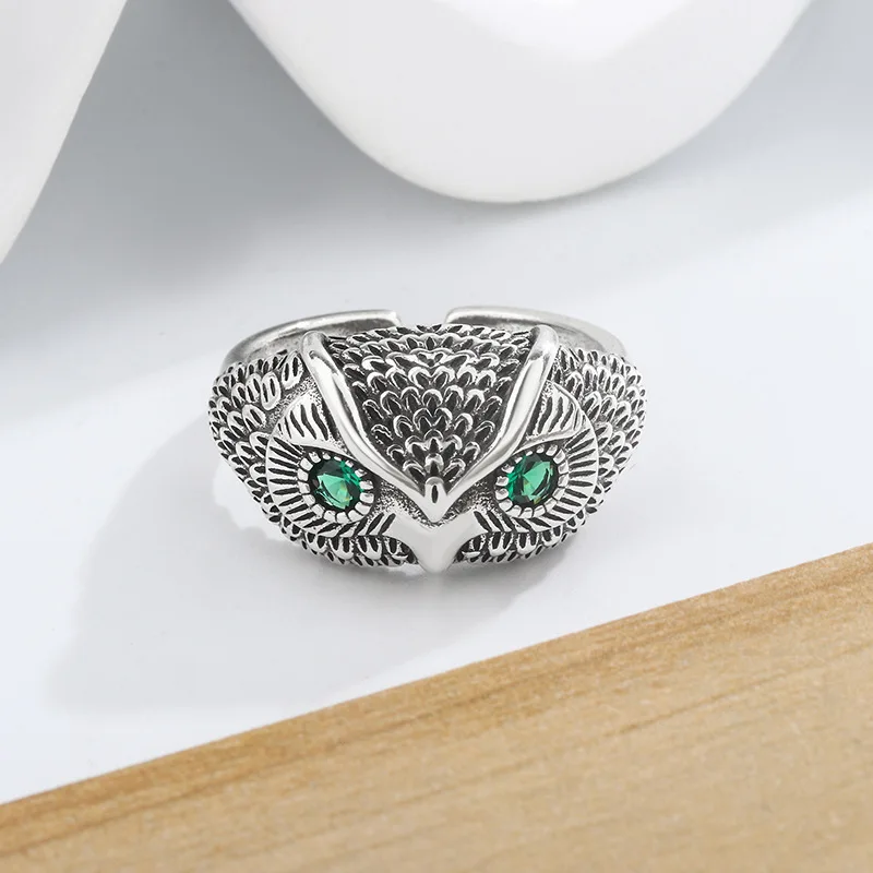 Sterling Silver Owl Ring - Image 6