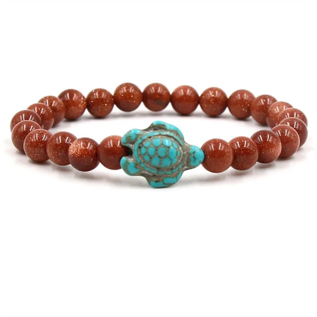 Unique Natural Stone Beads Turtle Bracelets - Image 6