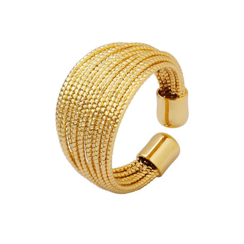 Vera Open Gold Ring - Image 3