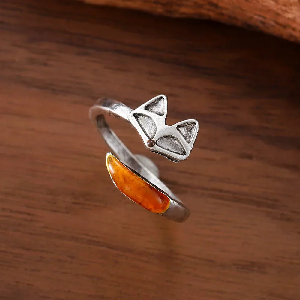 Vintage Fox Spirit Ring - Image 3