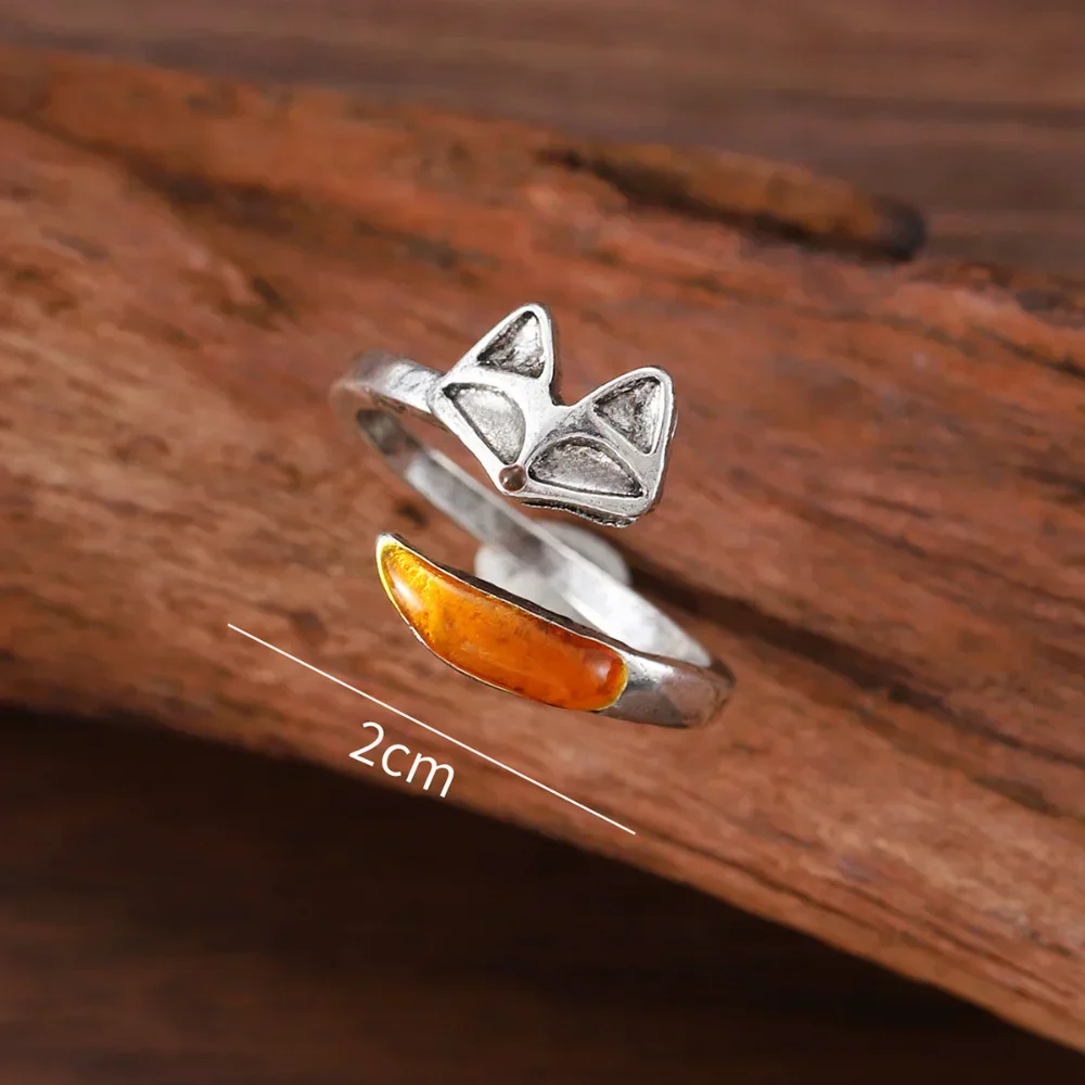 Vintage Fox Spirit Ring - Image 4