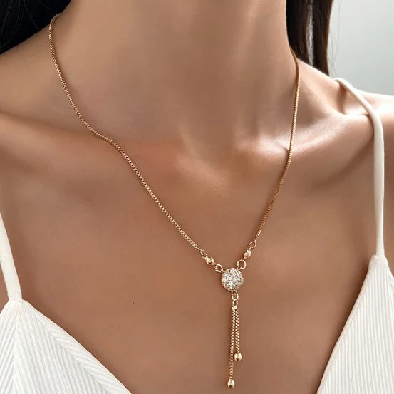 Vintage Gold Pendant Necklace